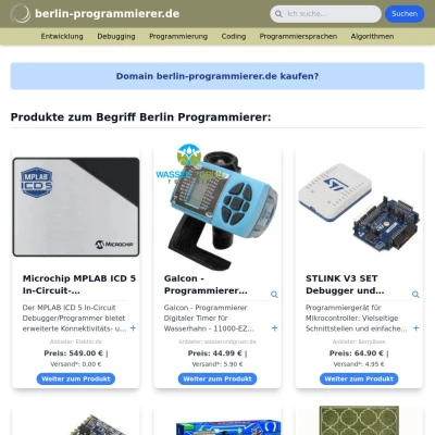 Screenshot berlin-programmierer.de