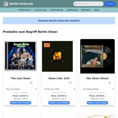 Screenshot berlin-show.de