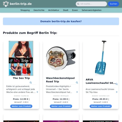 Screenshot berlin-trip.de