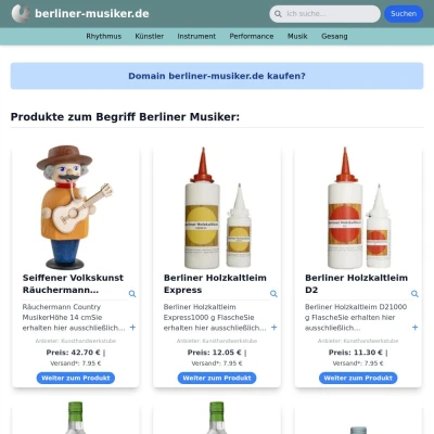 Screenshot berliner-musiker.de