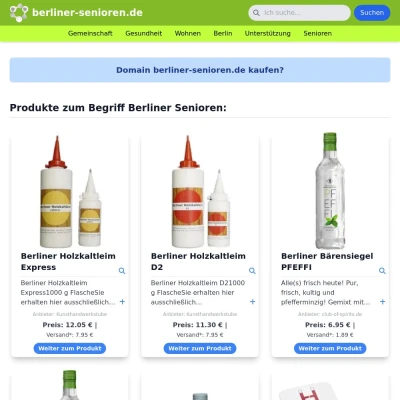 Screenshot berliner-senioren.de