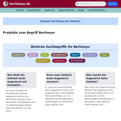 Screenshot berlineye.de