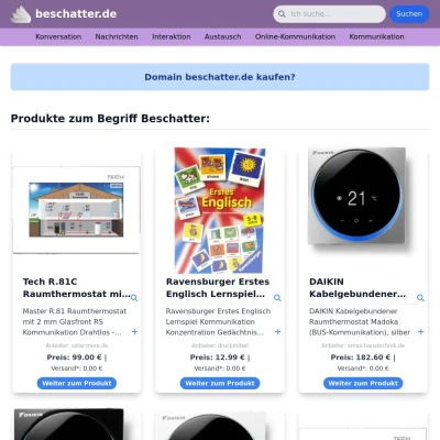 Screenshot beschatter.de