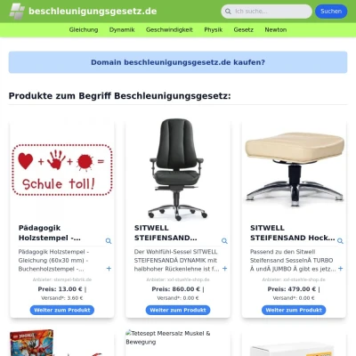 Screenshot beschleunigungsgesetz.de