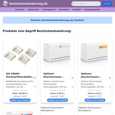 Screenshot besitzstandswahrung.de