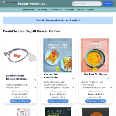 Screenshot besser-kochen.eu