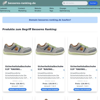 Screenshot besseres-ranking.de