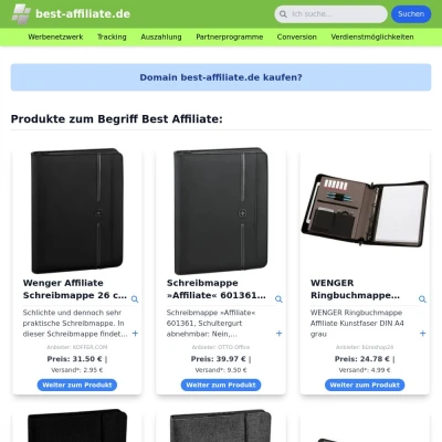 Screenshot best-affiliate.de