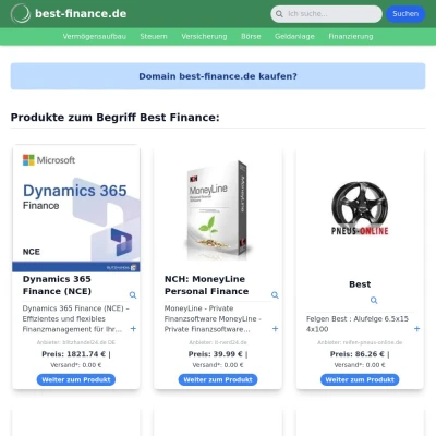 Screenshot best-finance.de