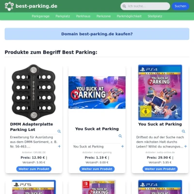 Screenshot best-parking.de