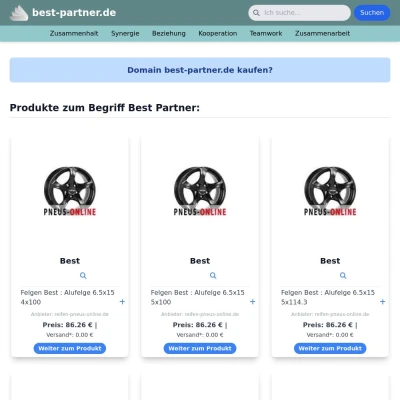 Screenshot best-partner.de