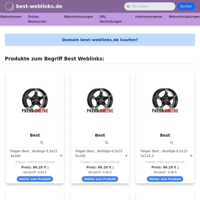 Screenshot best-weblinks.de