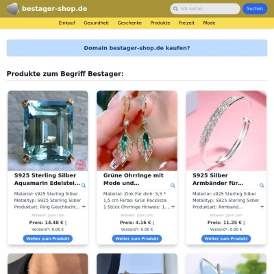 Screenshot bestager-shop.de