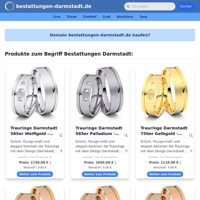 Screenshot bestattungen-darmstadt.de