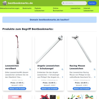 Screenshot bestbookmarks.de