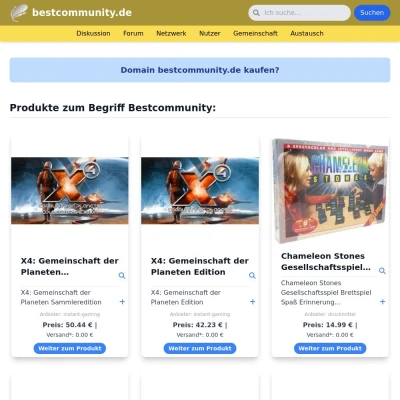 Screenshot bestcommunity.de