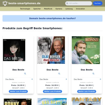 Screenshot beste-smartphones.de