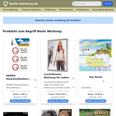 Screenshot beste-werbung.de