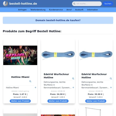 Screenshot bestell-hotline.de