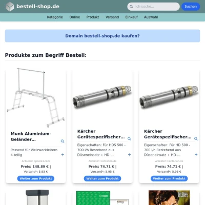 Screenshot bestell-shop.de