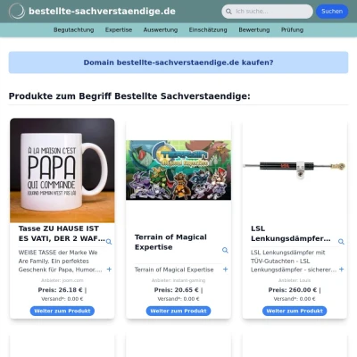 Screenshot bestellte-sachverstaendige.de