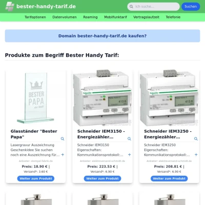 Screenshot bester-handy-tarif.de