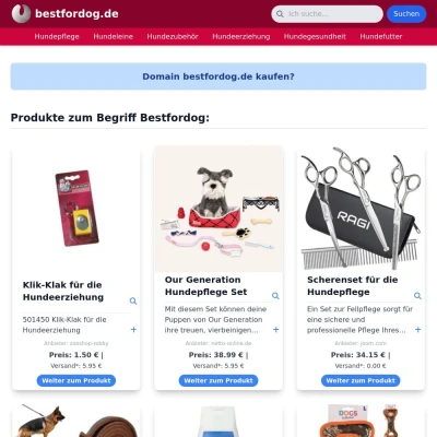 Screenshot bestfordog.de