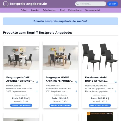 Screenshot bestpreis-angebote.de