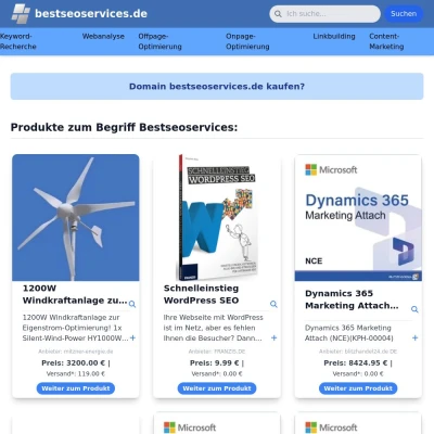 Screenshot bestseoservices.de