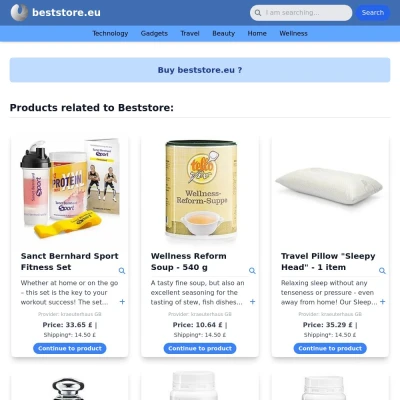 Screenshot beststore.eu