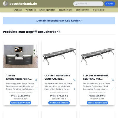 Screenshot besucherbank.de