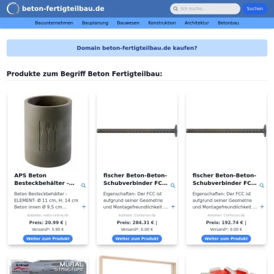 Screenshot beton-fertigteilbau.de