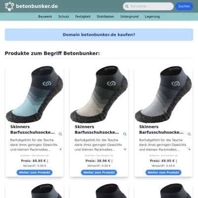 Screenshot betonbunker.de