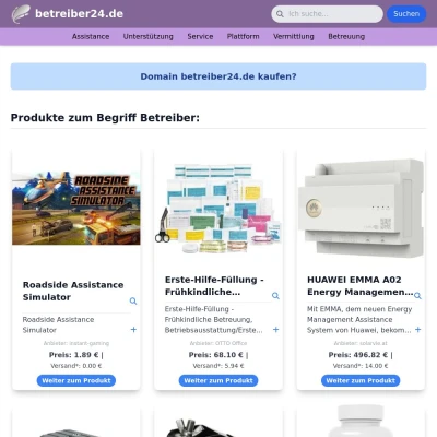 Screenshot betreiber24.de