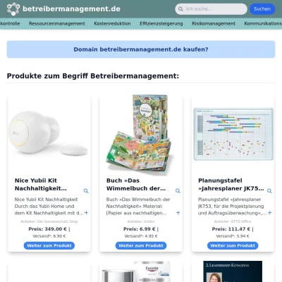 Screenshot betreibermanagement.de