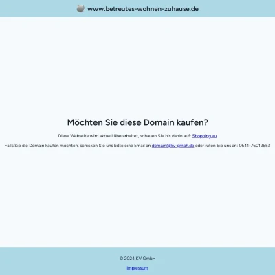 Screenshot betreutes-wohnen-zuhause.de