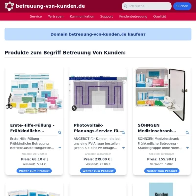 Screenshot betreuung-von-kunden.de