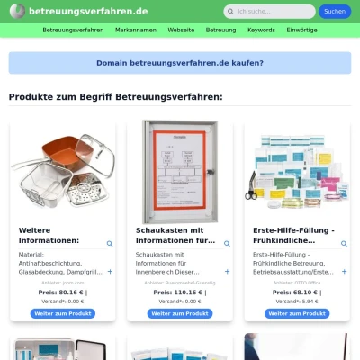 Screenshot betreuungsverfahren.de