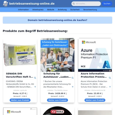 Screenshot betriebsanweisung-online.de