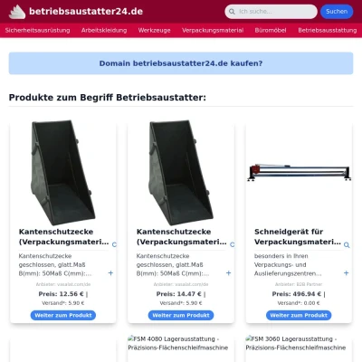 Screenshot betriebsaustatter24.de