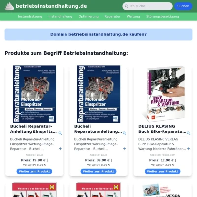 Screenshot betriebsinstandhaltung.de