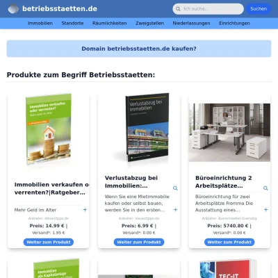 Screenshot betriebsstaetten.de