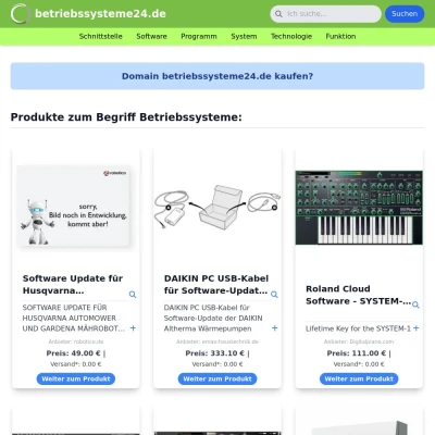 Screenshot betriebssysteme24.de