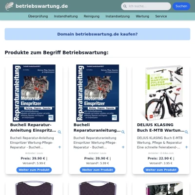 Screenshot betriebswartung.de