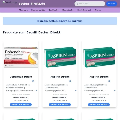 Screenshot betten-direkt.de