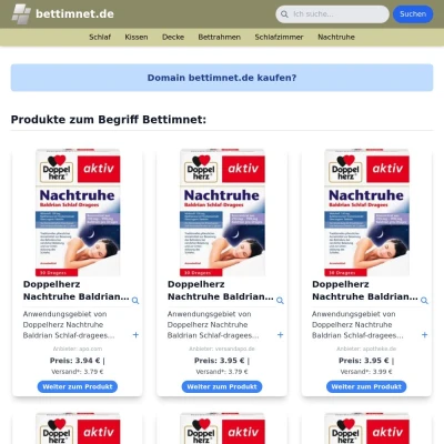 Screenshot bettimnet.de