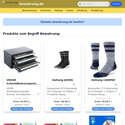 Screenshot bewahrung.de