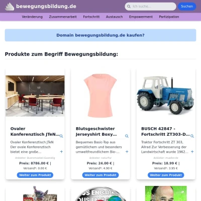 Screenshot bewegungsbildung.de