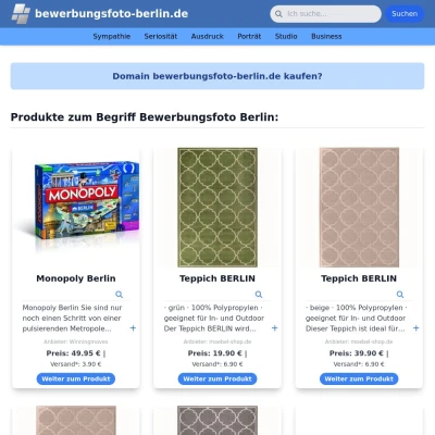 Screenshot bewerbungsfoto-berlin.de