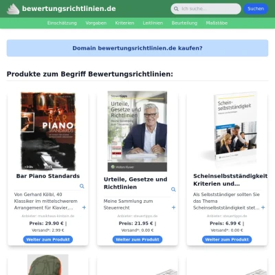 Screenshot bewertungsrichtlinien.de